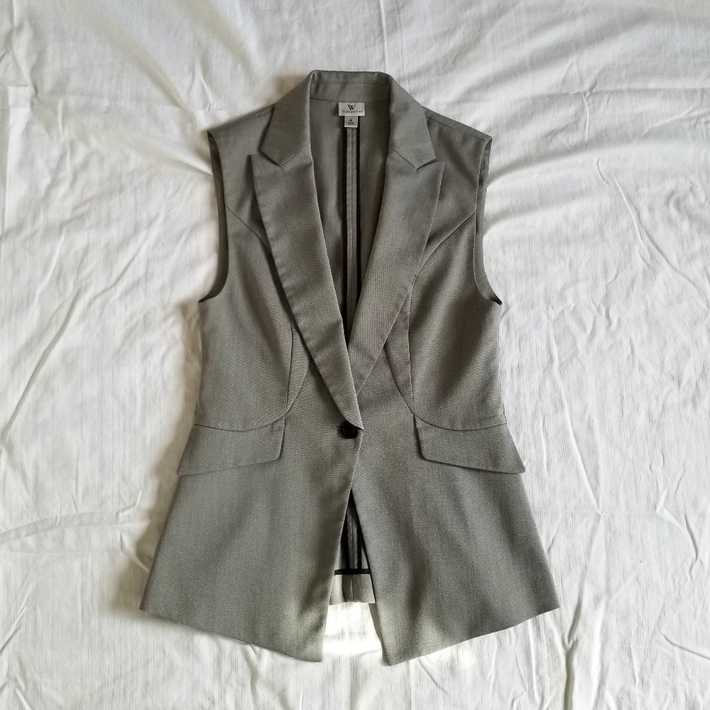 NWOT Worthington Fitted Women Sleeveless Waistcoat